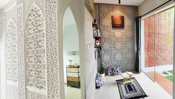 
					Desain mushola dalam rumah